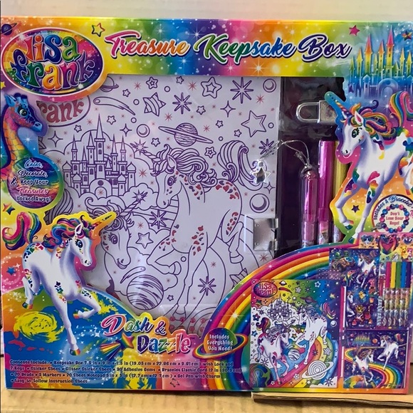 🌈Lisa Frank Treasure Keepsake Box 🌈 - Picture 3 of 8